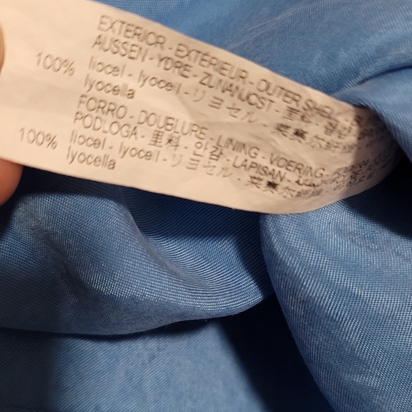 Zara - long sleeveless turquoise top - Picture 3 of 3